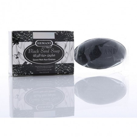 Savon noir aux graines de Nigel Hemani (habba sawda) - Black Seed soap
